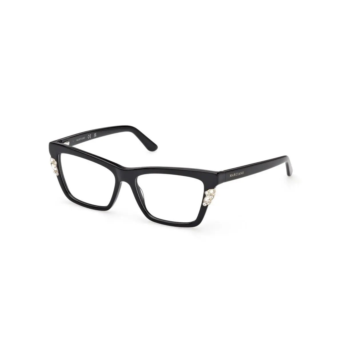 Guess By Marciano GM 50048 Shiny Black / 001 Size 54 Eyeglasses