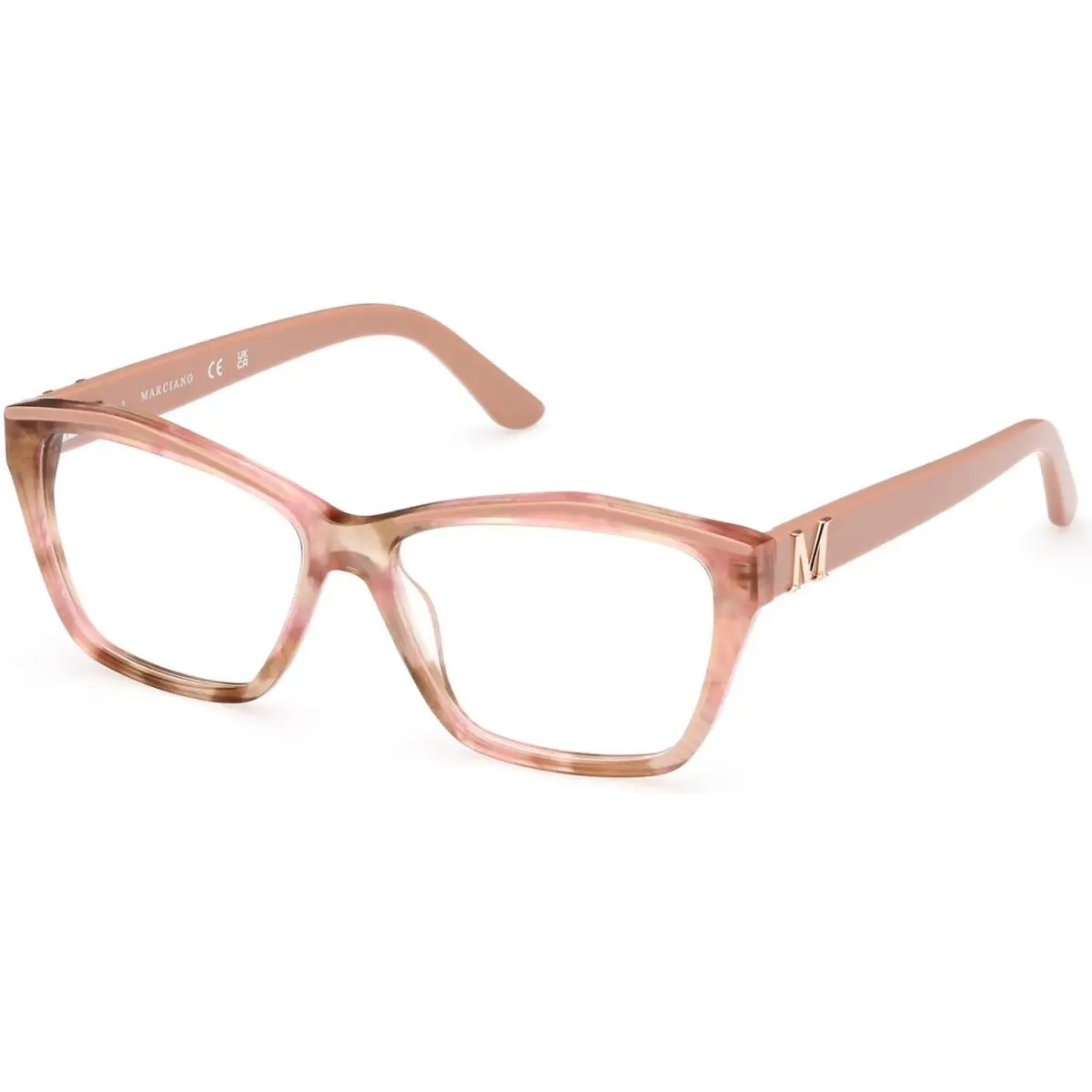 Guess By Marciano GM 0397 Pink/havana / Pink/monocolor 074 Size 54 Eyeglasses