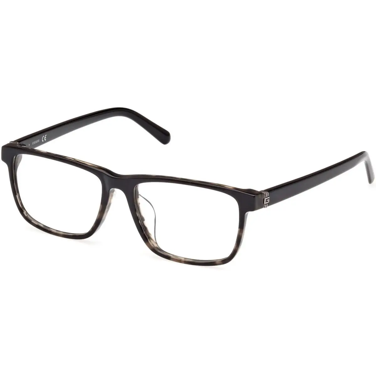 Guess GU 50087-D Black/havana / Shiny Black 005 Size 55 Eyeglasses