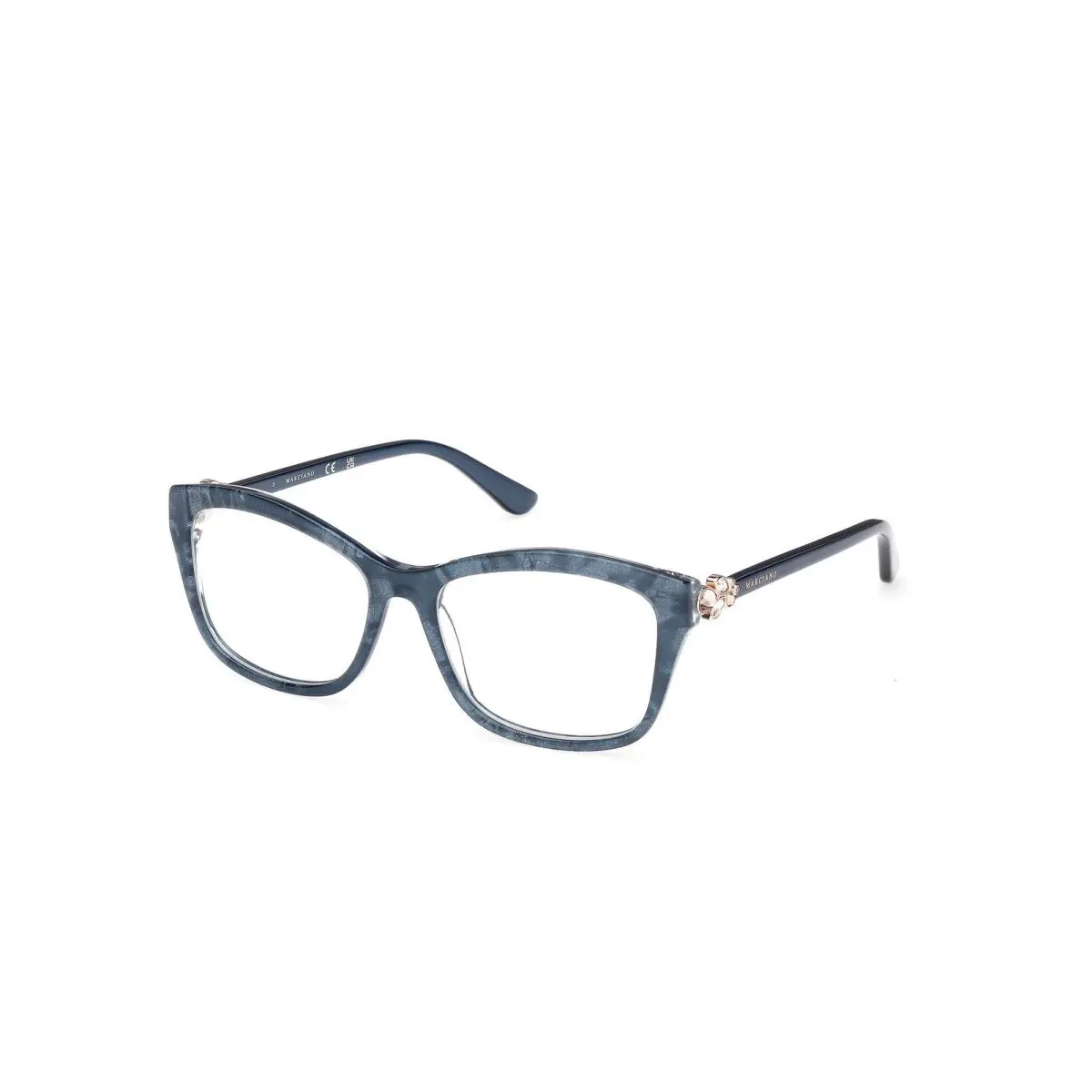 Guess By Marciano GM 50050 Blue/pearl / Blue/monocolor 092 Size 54 Eyeglasses