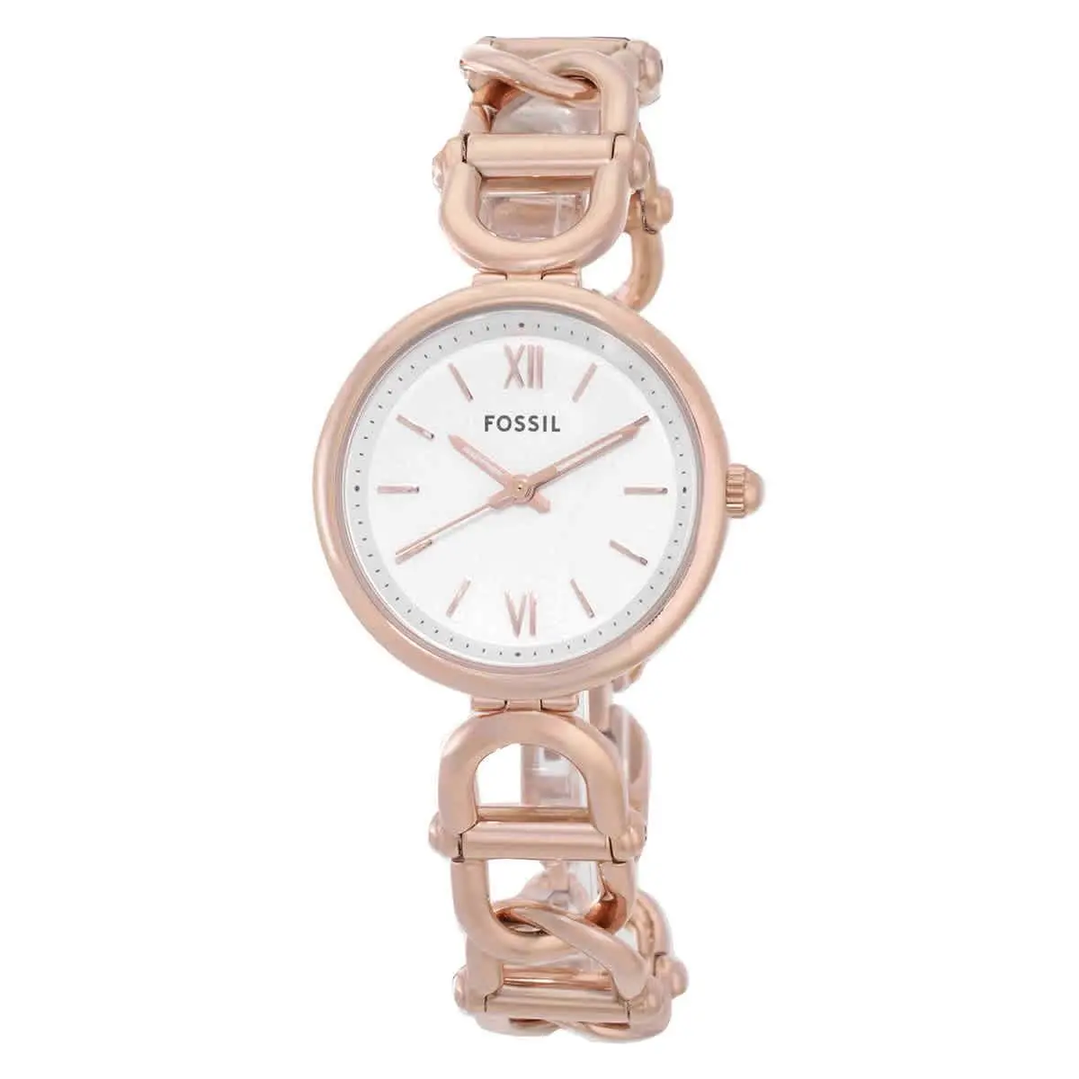 Carliw White Dial Ladies Watch ES5273 by Fossil