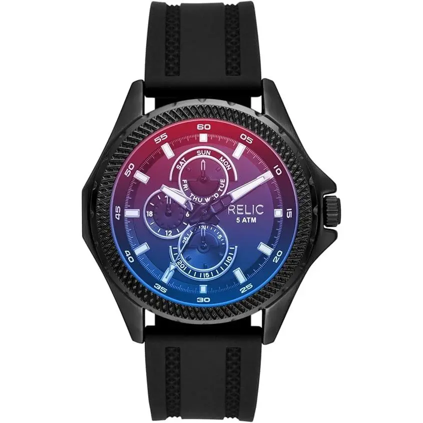 Relic by Fossil Men`s Rubber Strap ZR16028