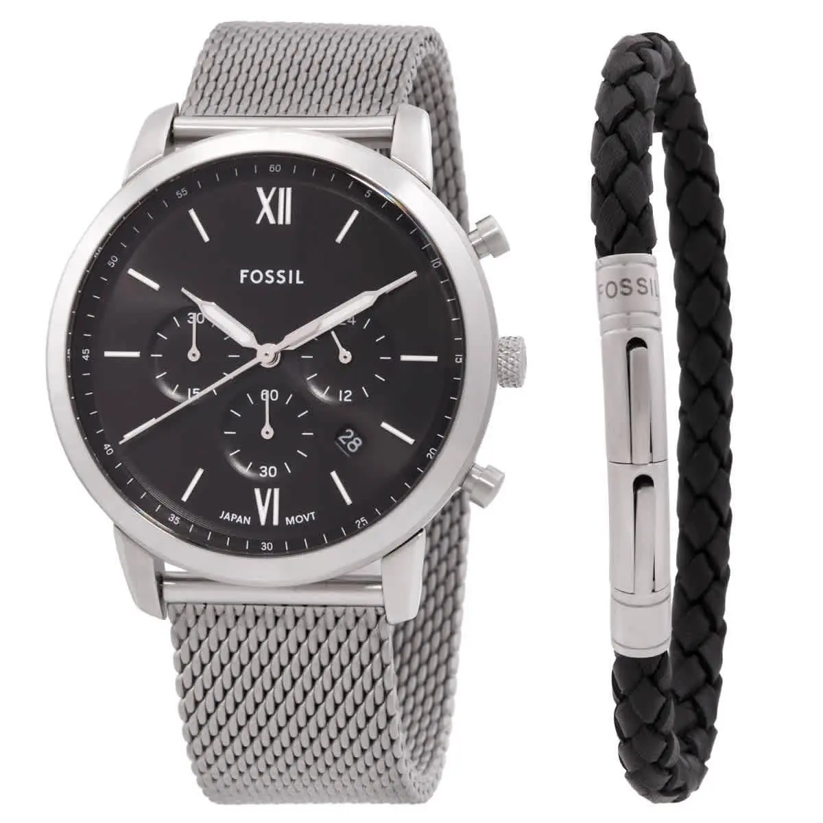 Chronograph Quartz Black Dial Men`s Watch FS6020SET by Fossil