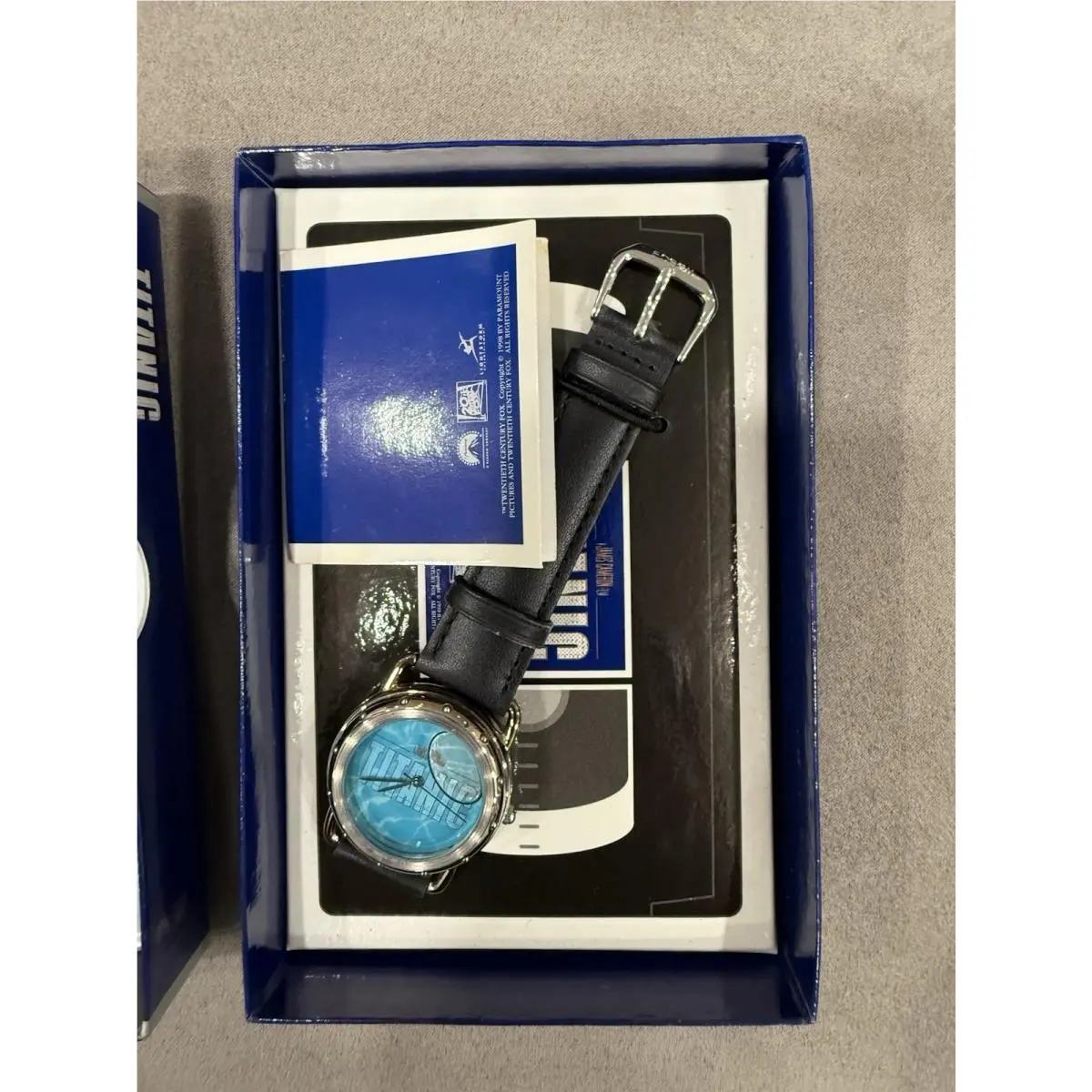Movie Promo Rms Titanic Fossil Watch Liquid Face w/ Box 1998