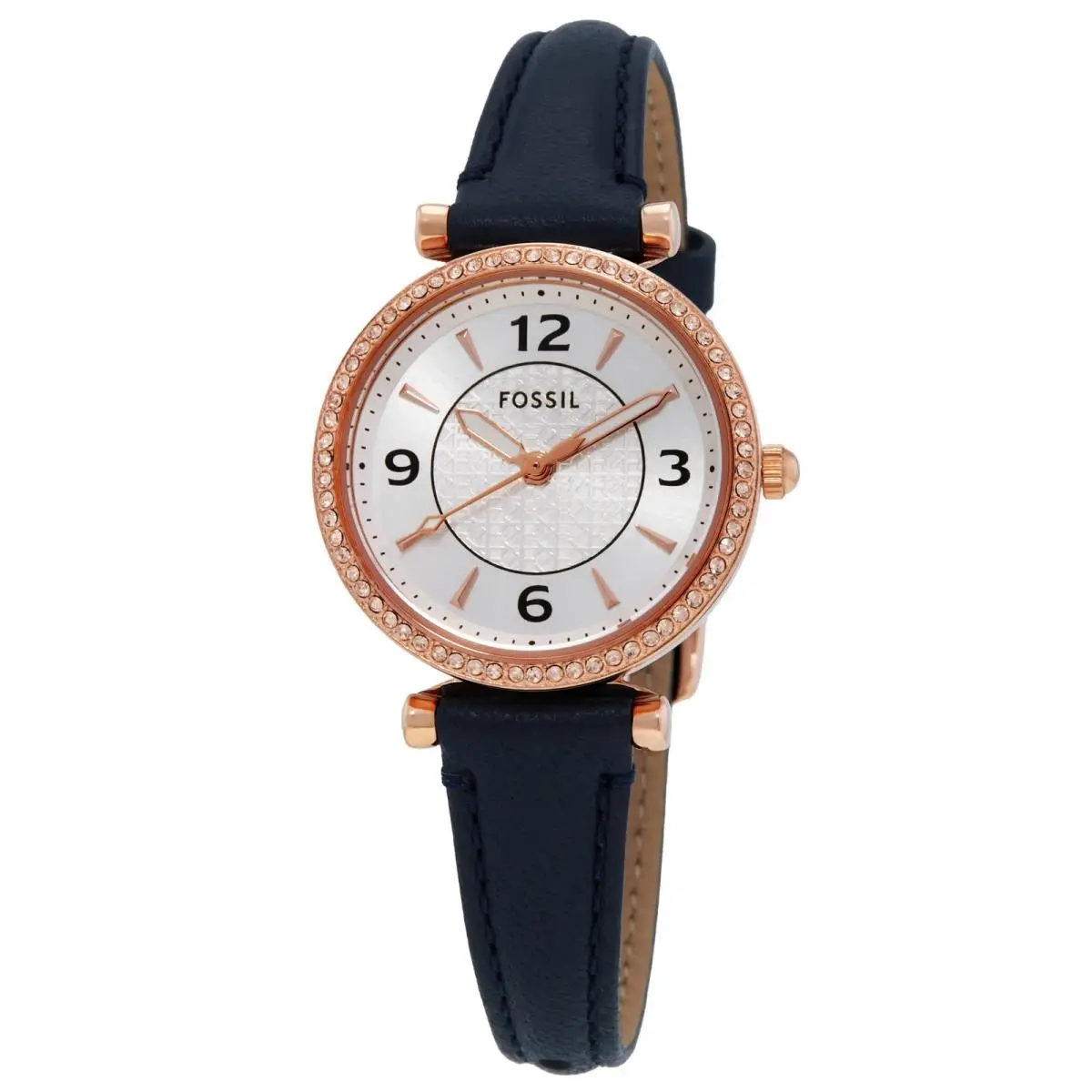 Carlie Silver-tone Dial Ladies Watch ES5295 by Fossil