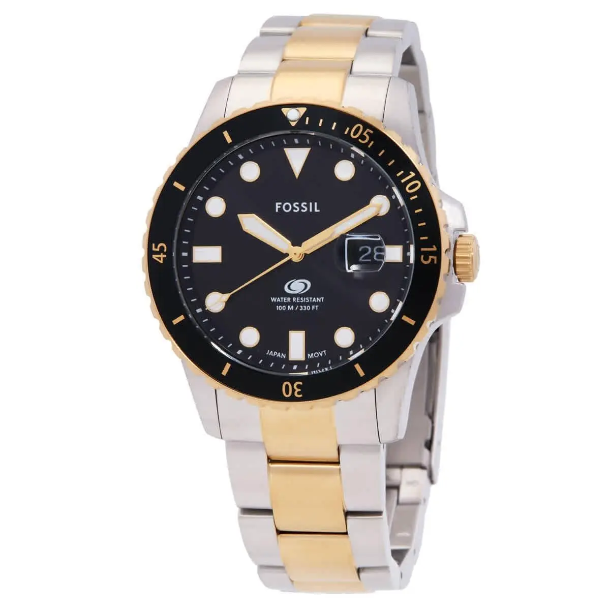 Fossil Blue Dive Quartz Black Dial Men`s Watch FS6031