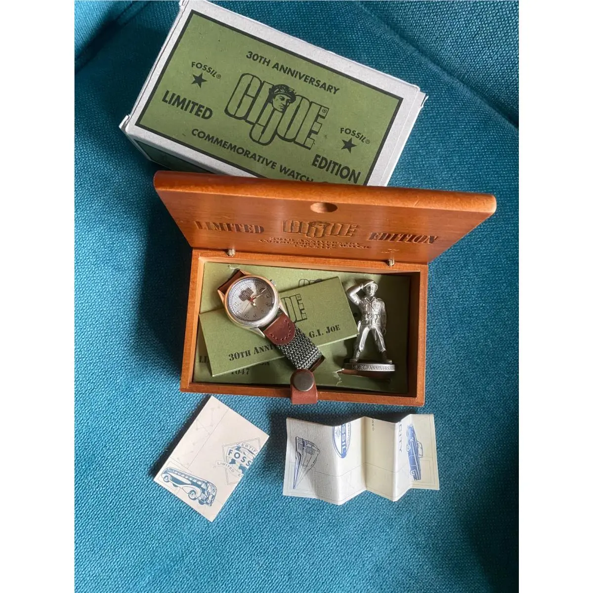 1994 Fossil G.i. Joe 30th Anniversary Commemorative Watch