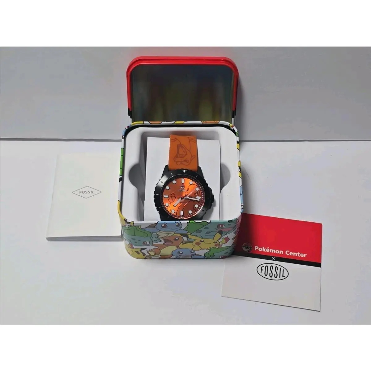 x Pokémon Center Exclusives 2026 Charmander Evolutions Watch by Fossil
