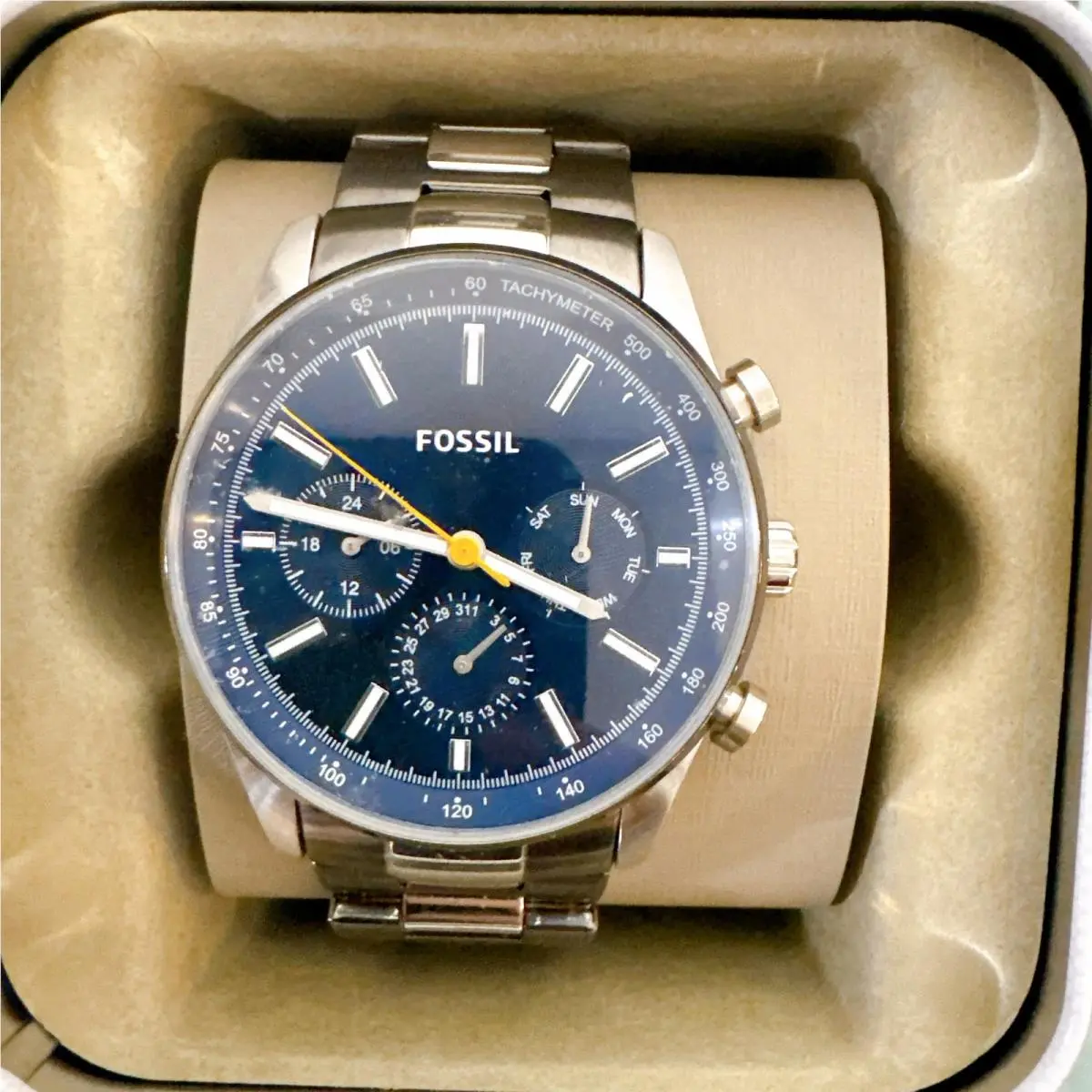 Fossil BQ2458 Sullivan Men`s Multifunction Quartz Stainless Steel Watch