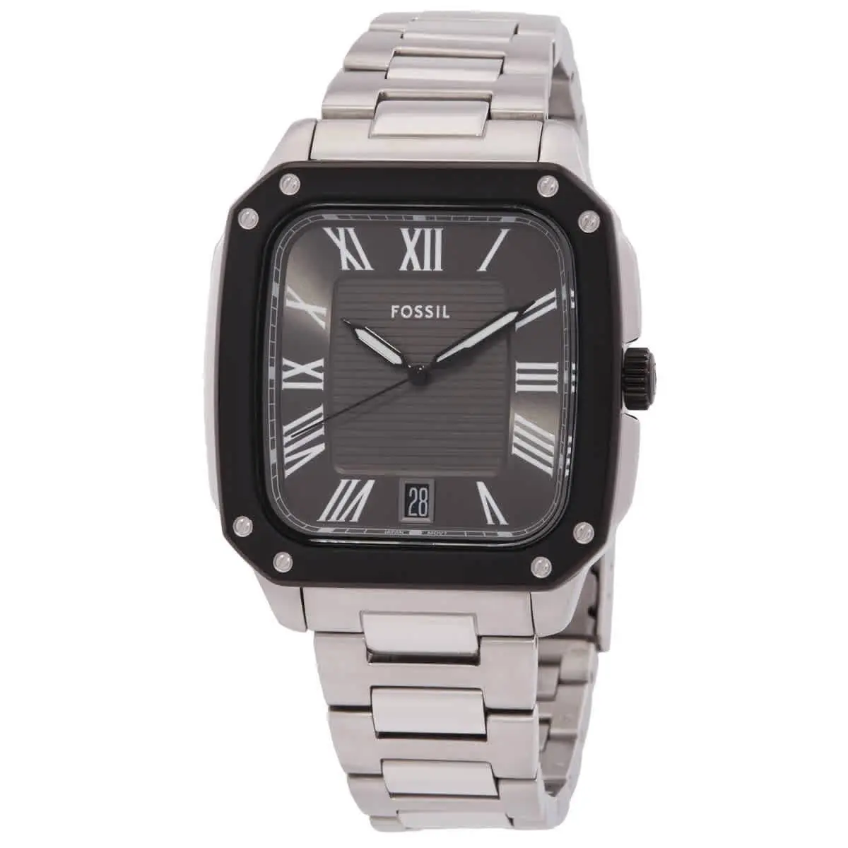 Fossil Crosby Quartz Grey Dial Men`s Watch FS6122
