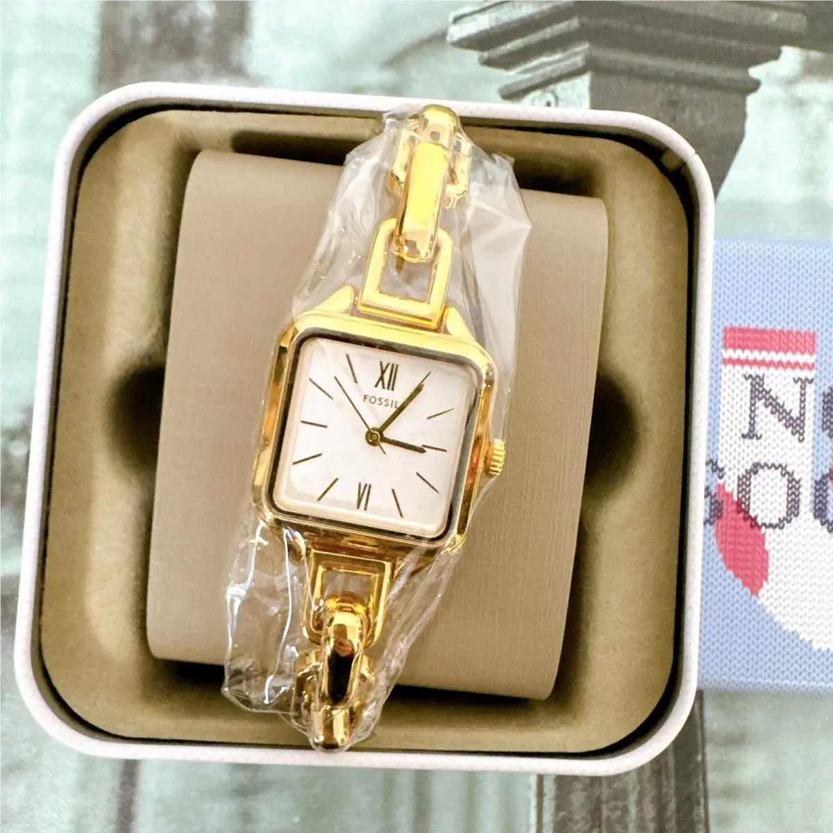 Fossil BQW5008 Colleen Three-hand Stainless Steel Women`s Watch BQ5008