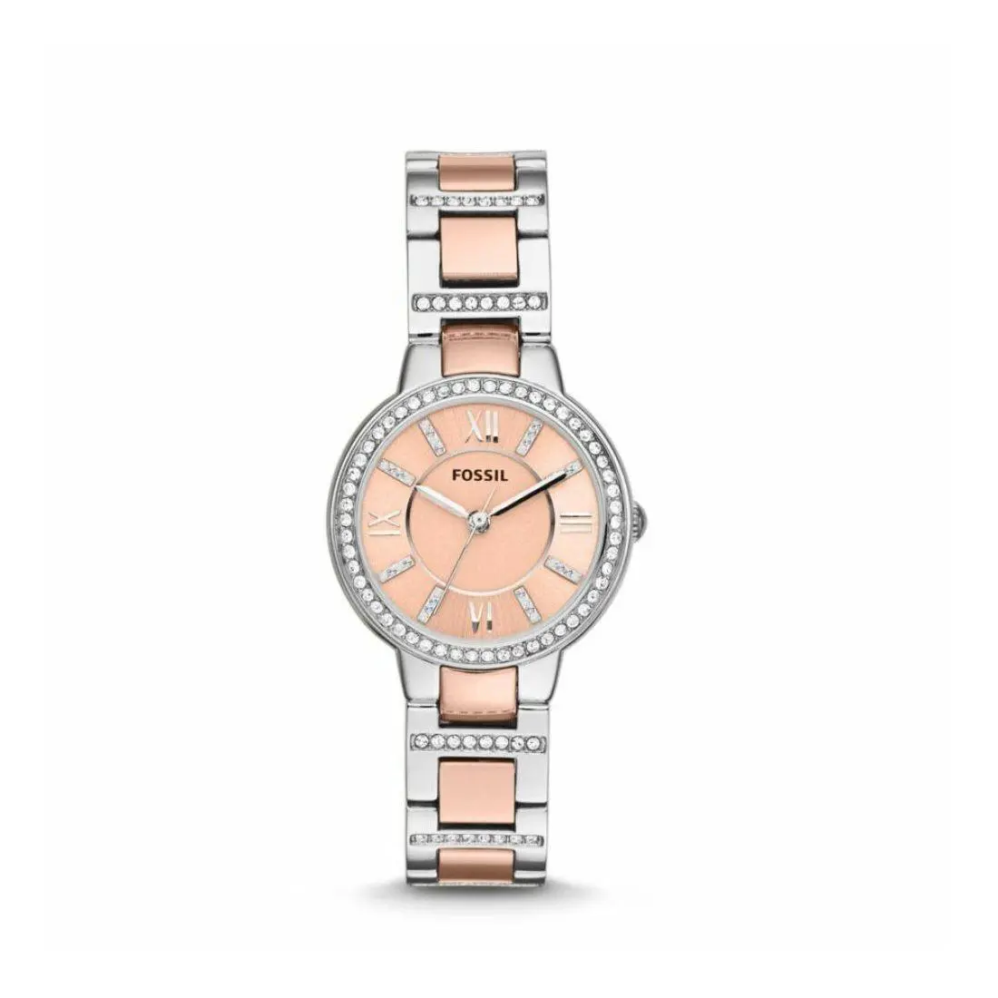Virginia Women`s Rose Gold Dial Quartz Watch ES3405 by Fossil