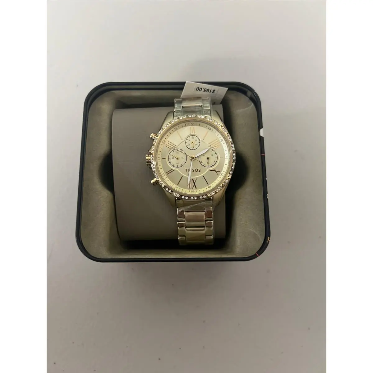 Fossil BQ3378 Modern Courier Chronograph Gold-tone Stainless Steel Watch