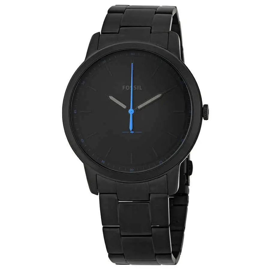 The Minimalist Black Satin Dial Men`s Watch FS5308 by Fossil