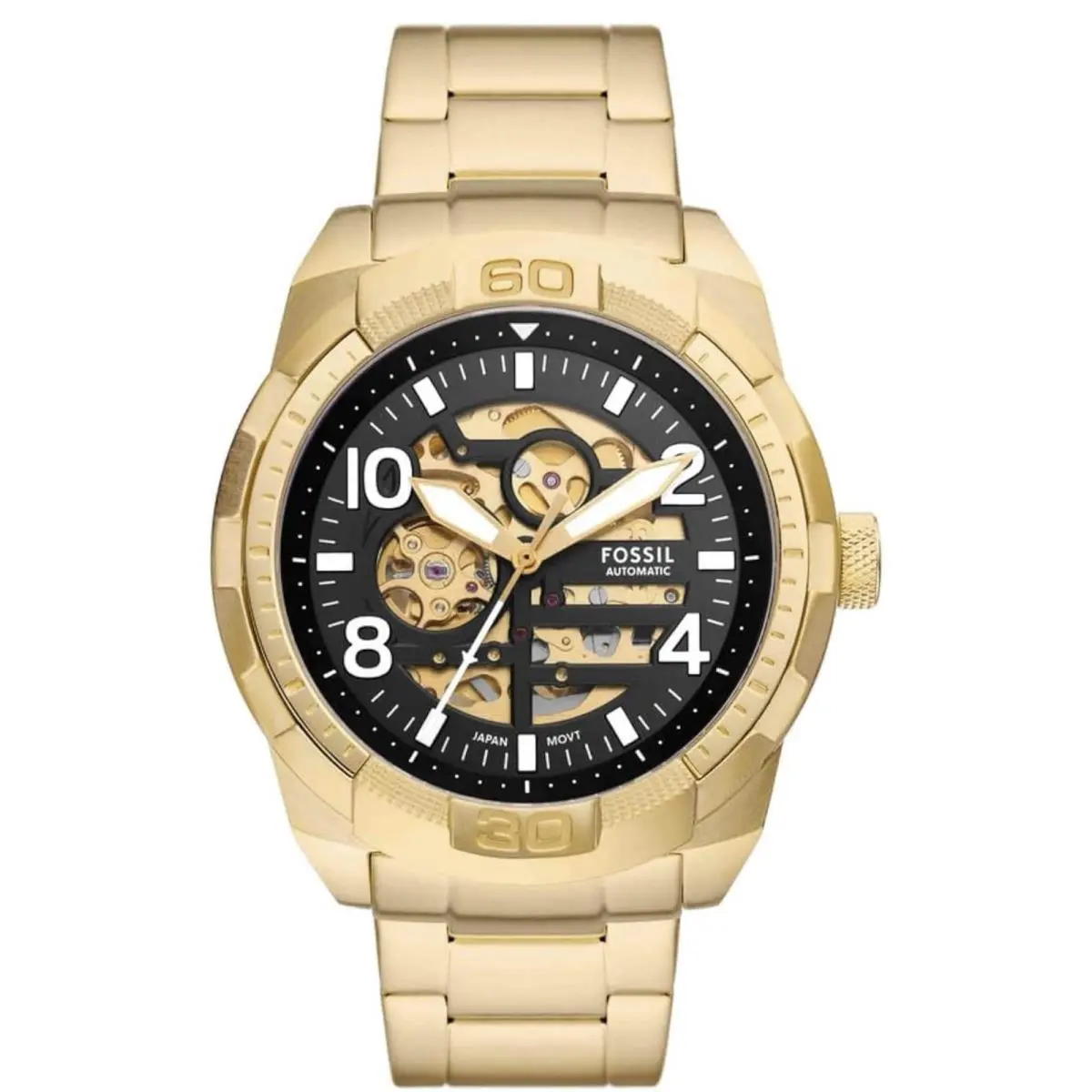 Bronson Automatic Gold-tone Stainless Steel Watch ME3257 by Fossil