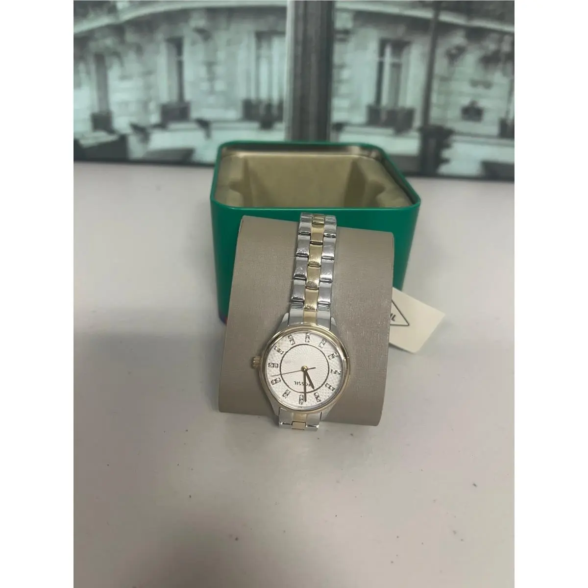 Fossil BQ1574 Modern Sophisticate Three-hand Two-tone Stainless Steel Watch