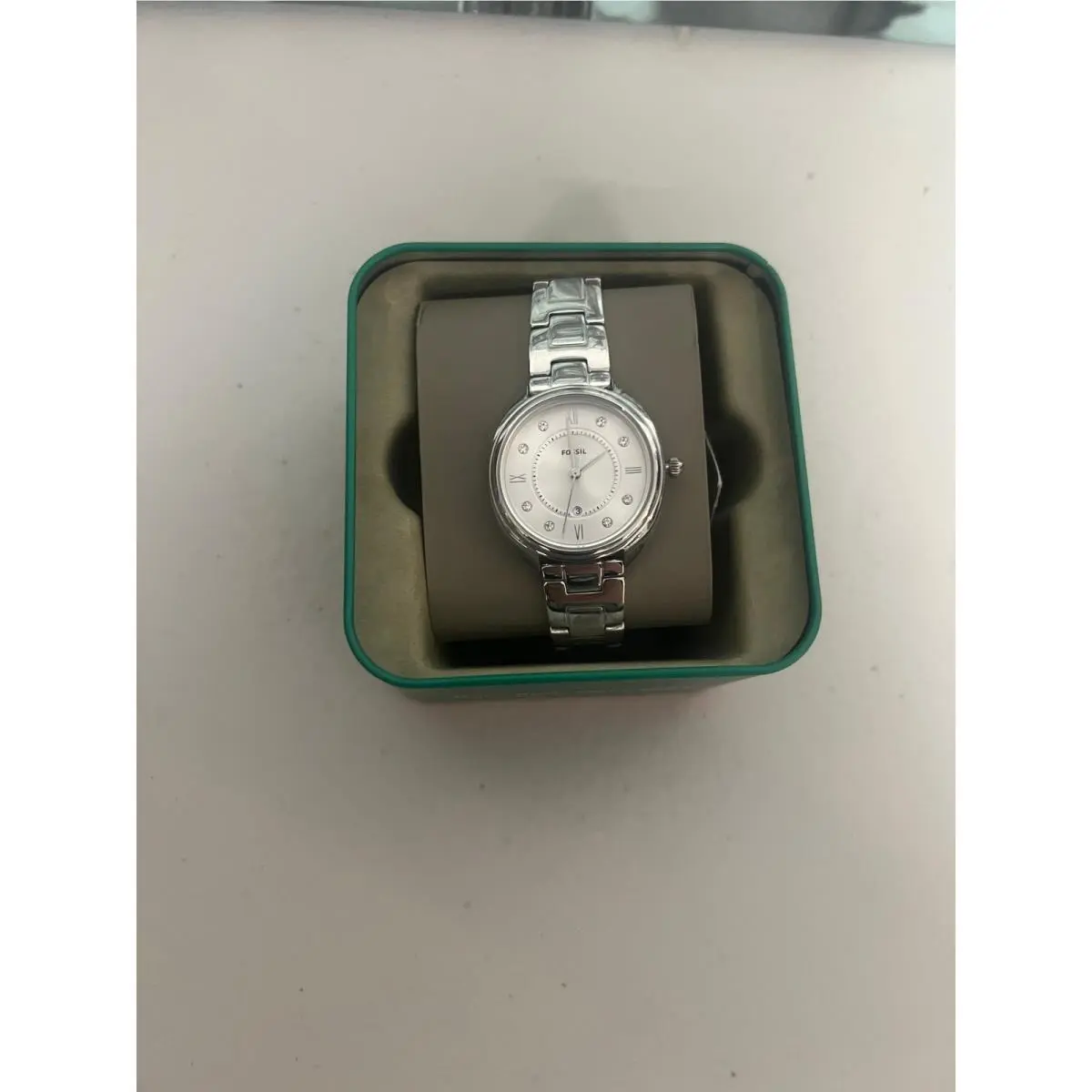 Fossil ES5069 Three-hand Date Stainless Steel Women`s Watch