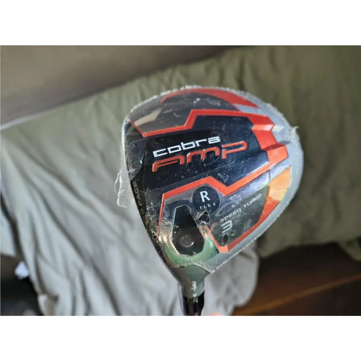 Left-handed Cobra Amp Fairway 3 Wood Aldila Rip 50g Reg Flex Shaft 43.5