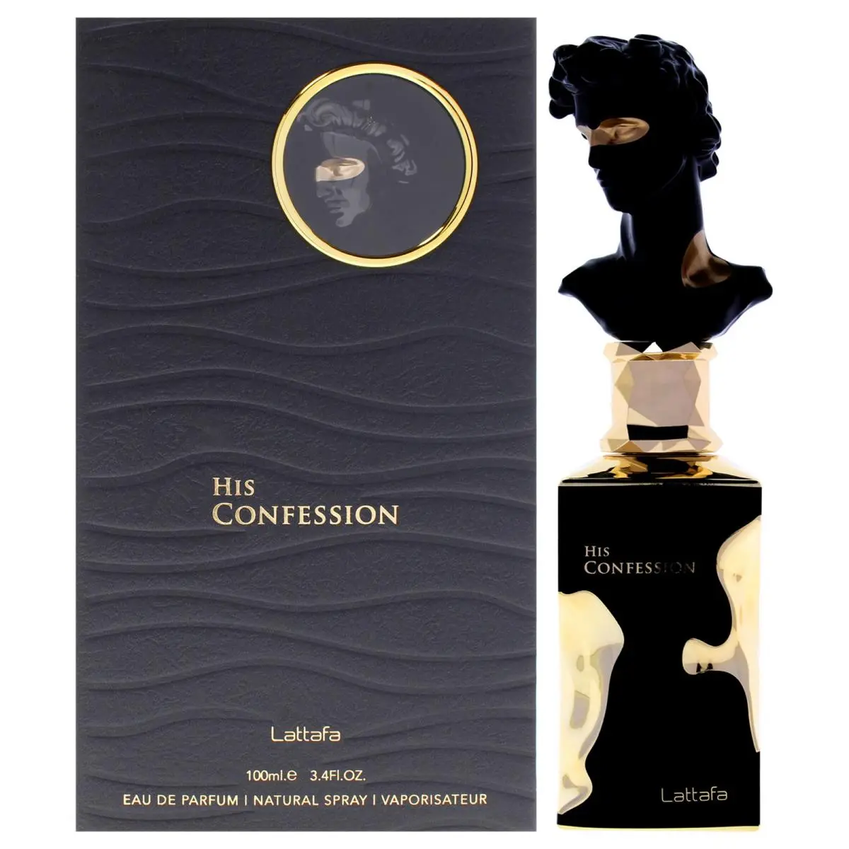 His Confession by Lattafa For Men - 3.4 oz Edp Spray