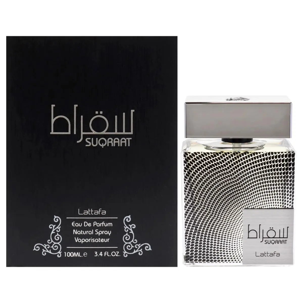 2 Pack Suqraat by Lattafa For Men - 3.4 oz Edp Spray