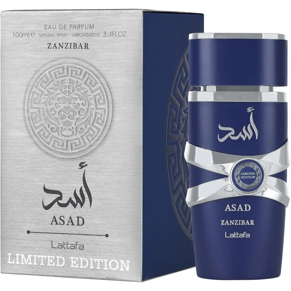 Lattafa Asad Zanzibar Limited Edition – 3.4 Fl Oz Pack of 1 Multicolor