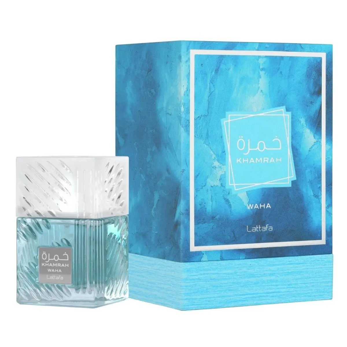 Khamrah Waha by Lattafa 3.4oz Eau De Parfum Unisex Box