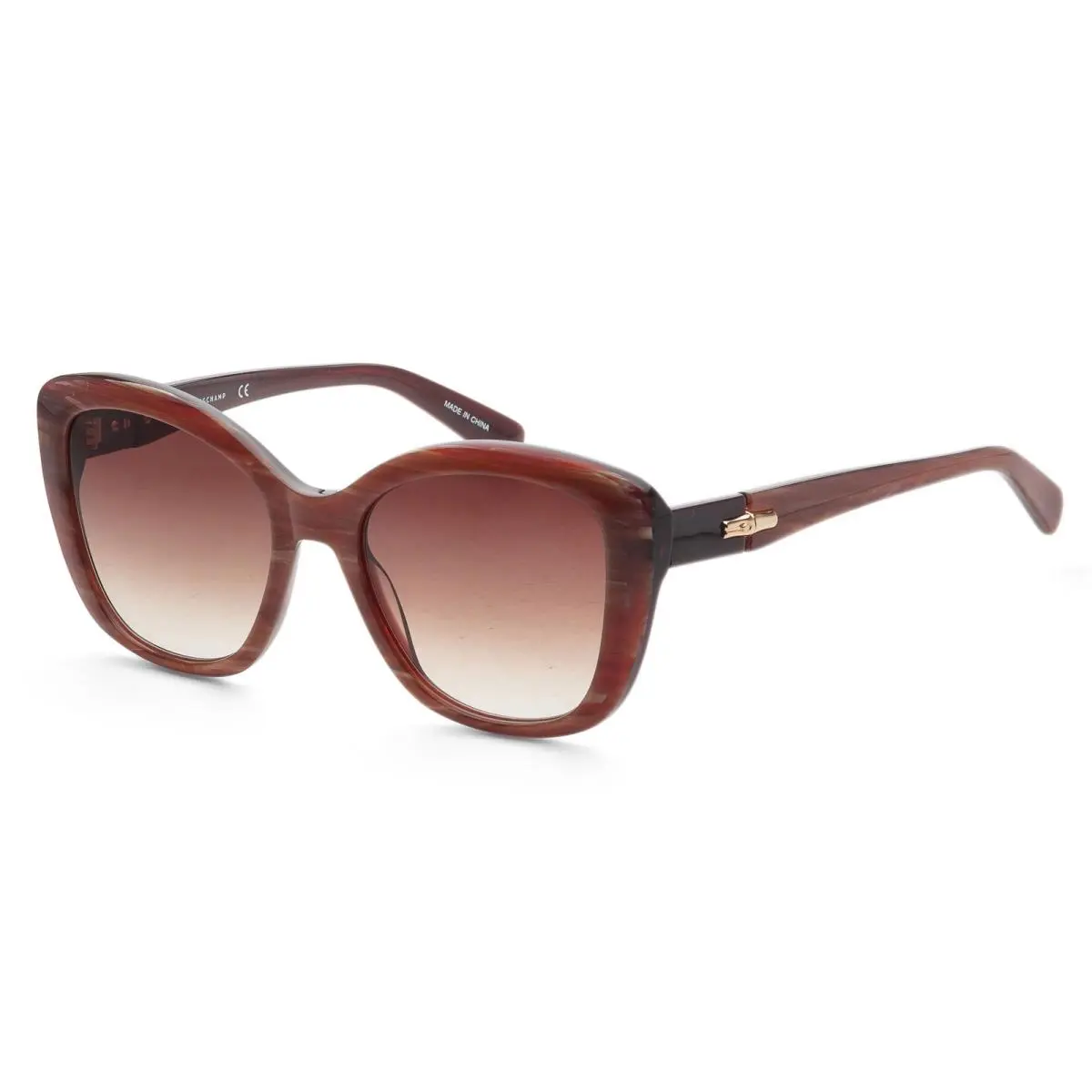 Women`s Fashion 54mm Brown Sunglasses LO714S-604 by Longchamp