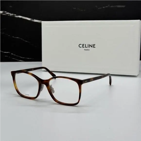 CL50027J 056 Celine Eyeglasses Light Havana Unisex Eyewear Celine CL 50027J