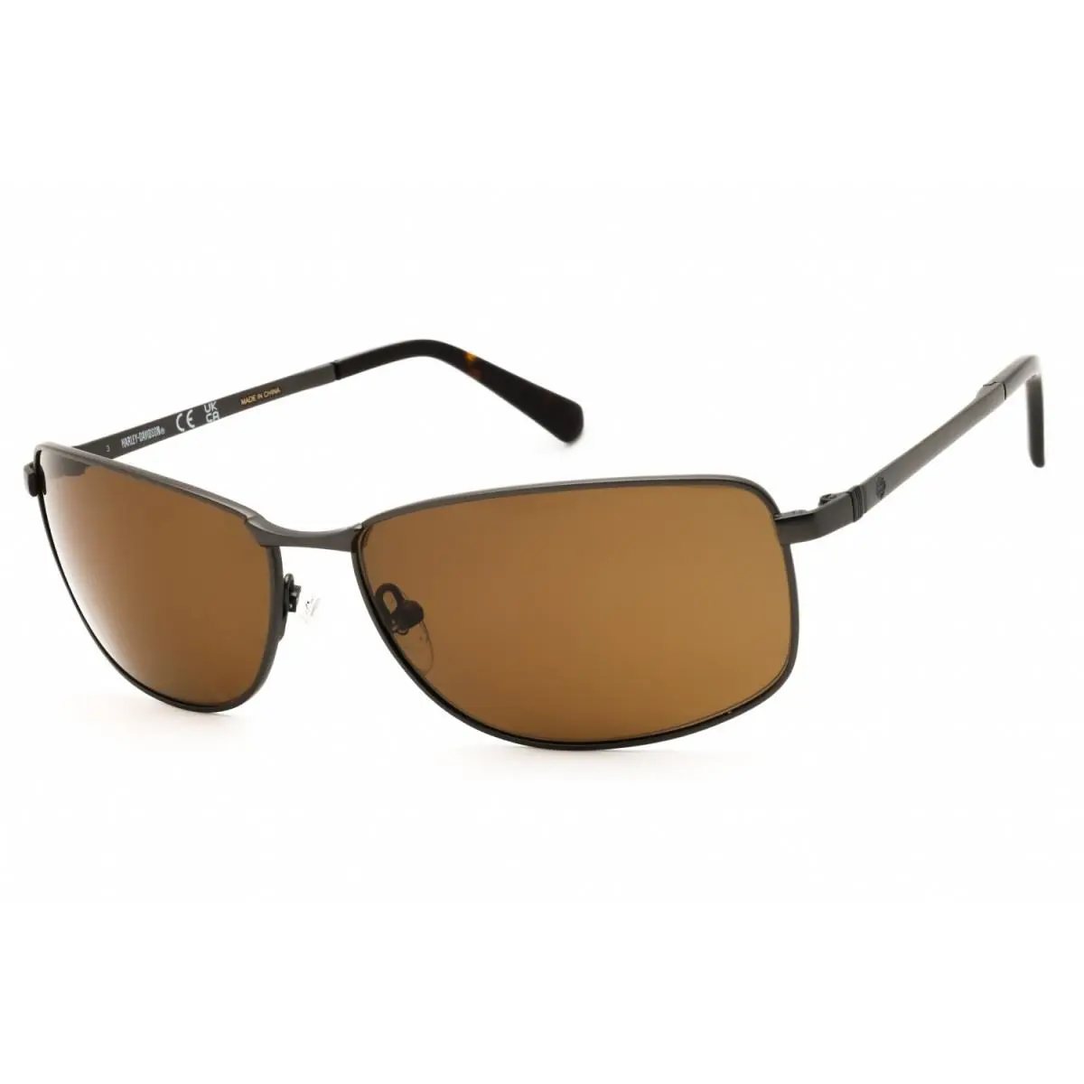 Harley Davidson HD0968X 09H Matte Gunmetal/brown Polarized 62-15-135