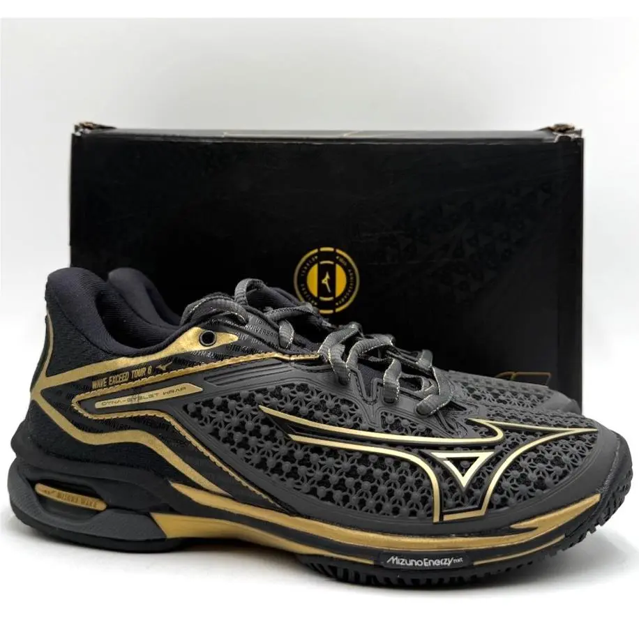 Mizuno Energy Wave Exceed Tour 6 AC Women`s Court Shoe Grey US Size 6.5