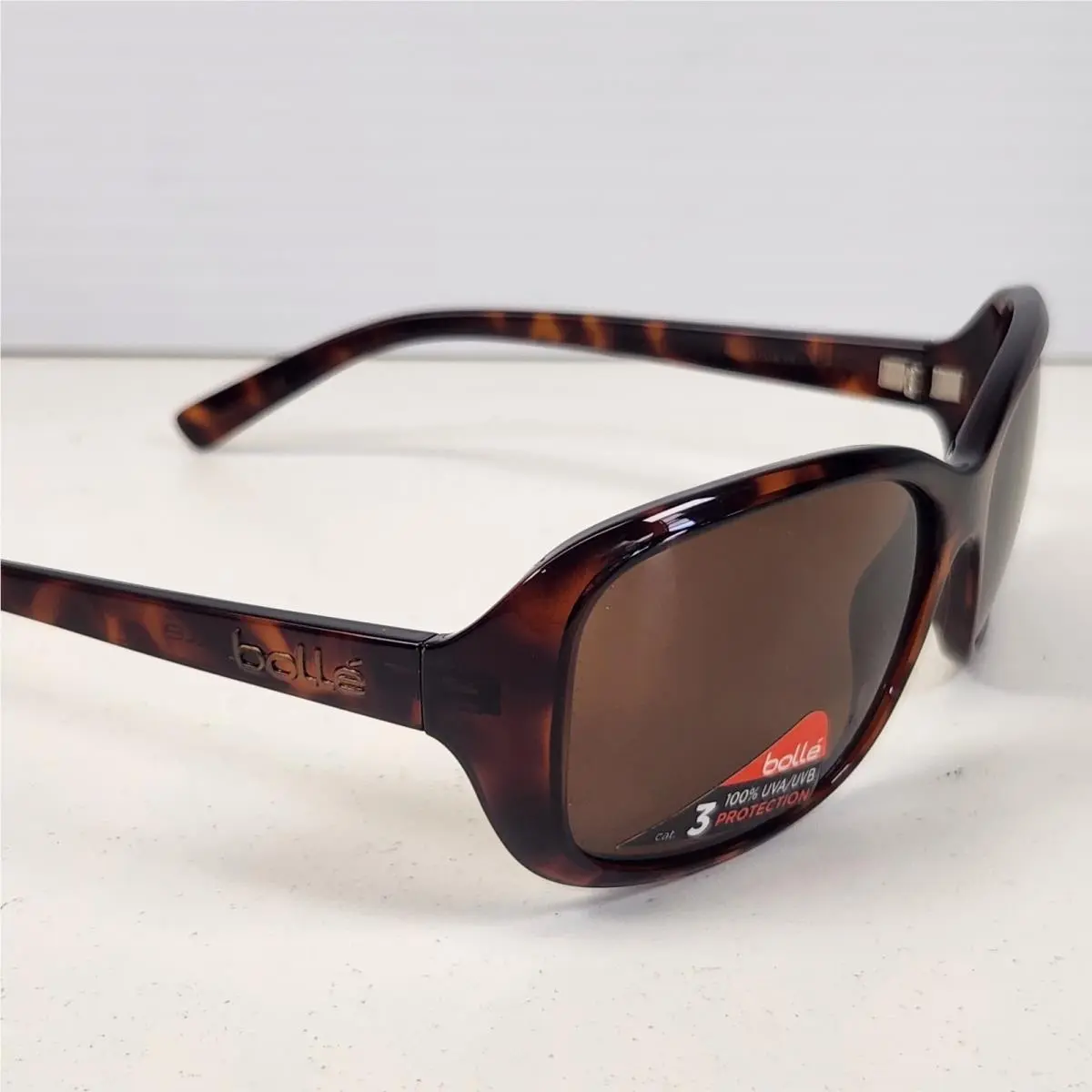 Bollé Sunglasses Tortoise Shell Brown Lens Made In Italy Old Stock Nos by Bolle