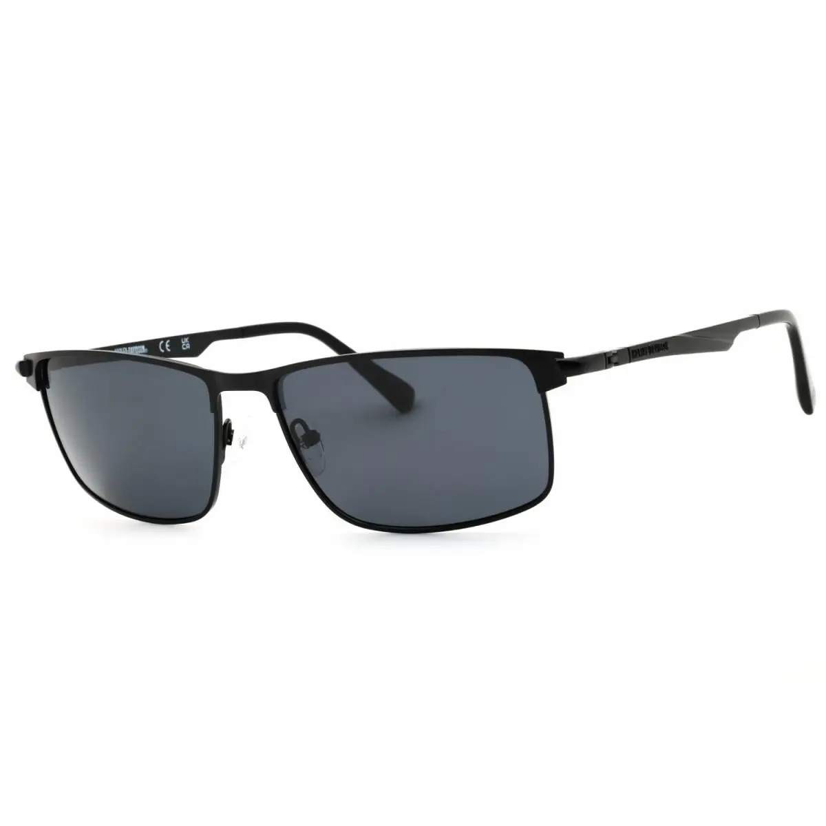 Harley Davidson HD0957X 02D Matte Black/smoke Polarized 62-16-145 Sunglasses