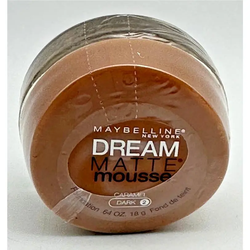 Dream Matte Mousse Foundation Makeup 0.64oz You Choose Dark #2 - Caramel by Maybelline
