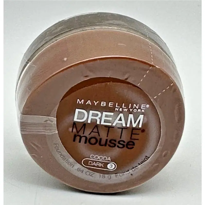 Dream Matte Mousse Foundation Makeup 0.64oz You Choose Dark #3 - Cocoa by Maybelline