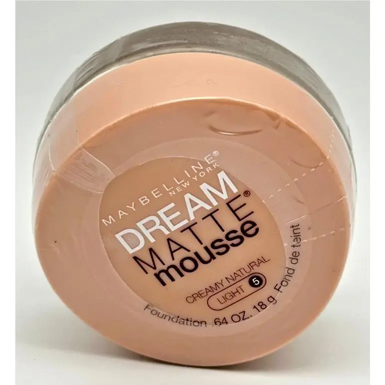 Dream Matte Mousse Foundation Makeup 0.64oz You Choose Light #5 - Creamy Natural by Maybelline