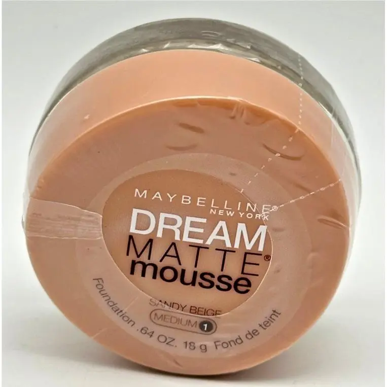 Dream Matte Mousse Foundation Makeup 0.64oz You Choose Medium #1 - Sandy Beige by Maybelline