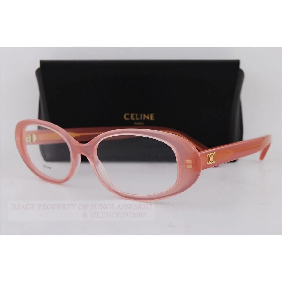 Celine Eyeglass Frames CL 50180I 044 Pink For Women Size 54mm