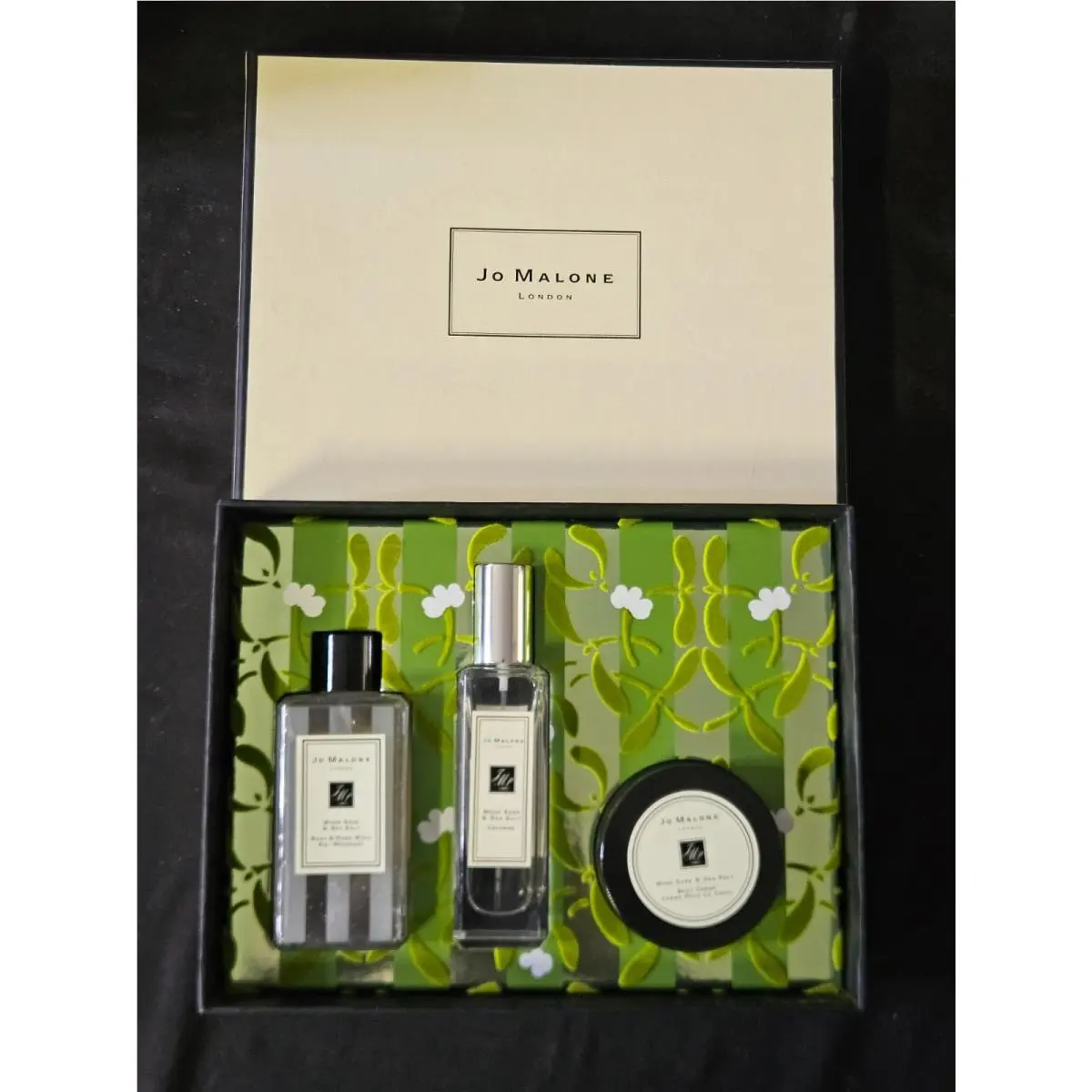 Jo Malone 1 oz Wood Sage and Sea Salt Cologne Cream Body Hand Wash Set