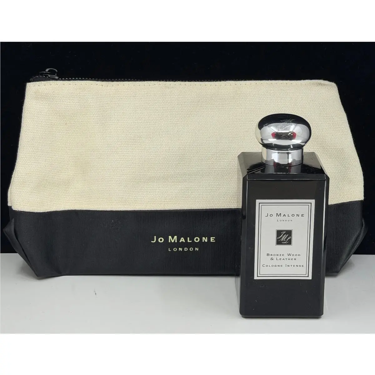 Jo Malone Bronze Wood Leather Cologne Intense Spray 3.4 oz 100 ml Value Set