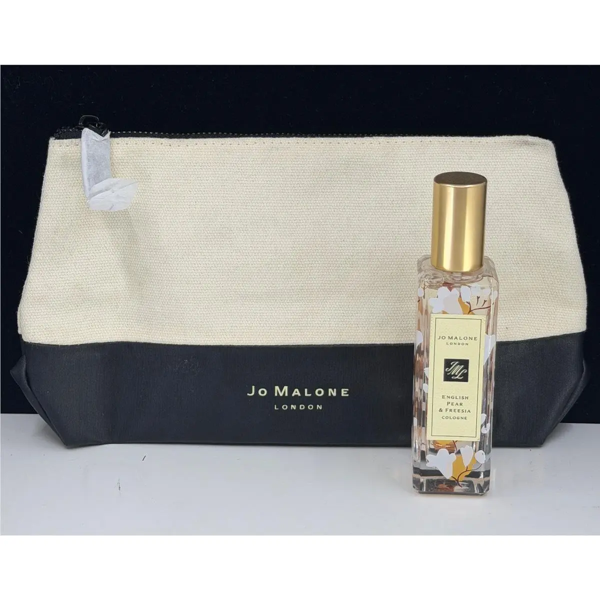 Jo Malone English Pear Freesia Floral Printed Cologne 1 oz 30 ml Value Set