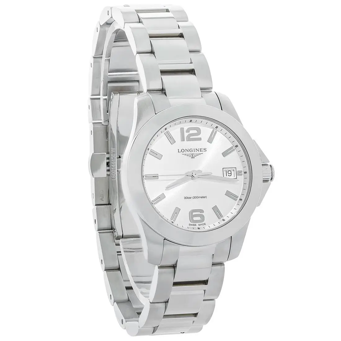 Longines Conquest Women`s Stainless Steel Quartz Watch - L3.377.4.76.6