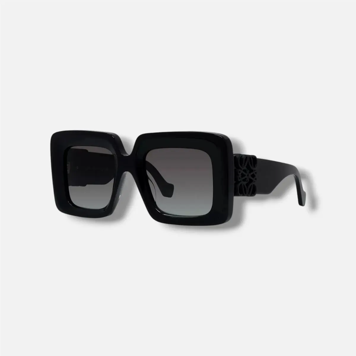 Loewe Women`s LW40176U Black Anagram Square Sunglasses R2258