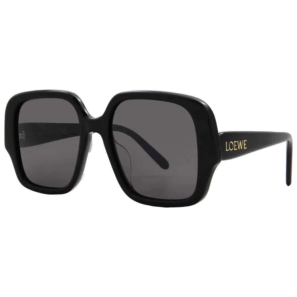 Smoke Square Ladies Sunglasses LW40134U 01A 54 LW40134U 01A 54 by Loewe