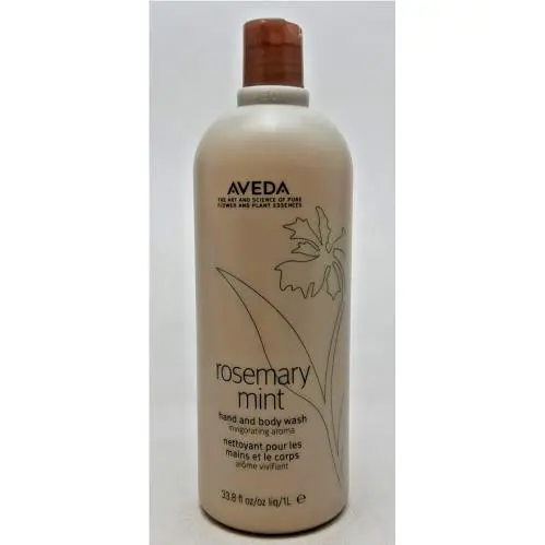 Rosemary Mint Hand and Body Wash 33.8 fl oz / 1000 ml by Aveda