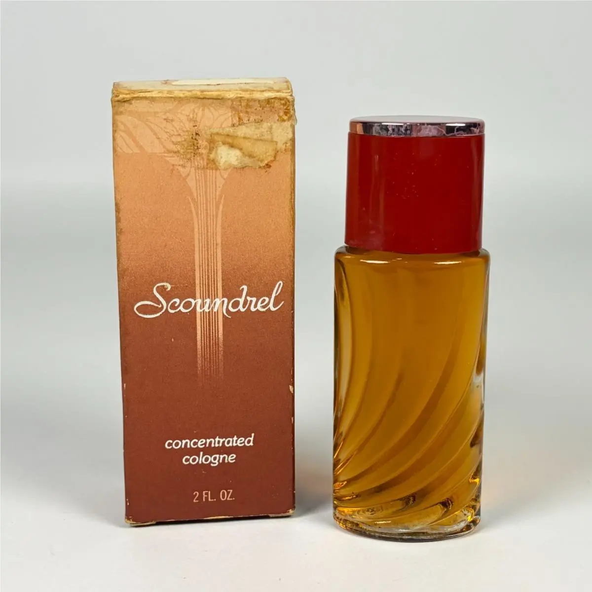 Scoundrel Concentrated Cologne Splash By Revlon 2 fl oz Box Vintage