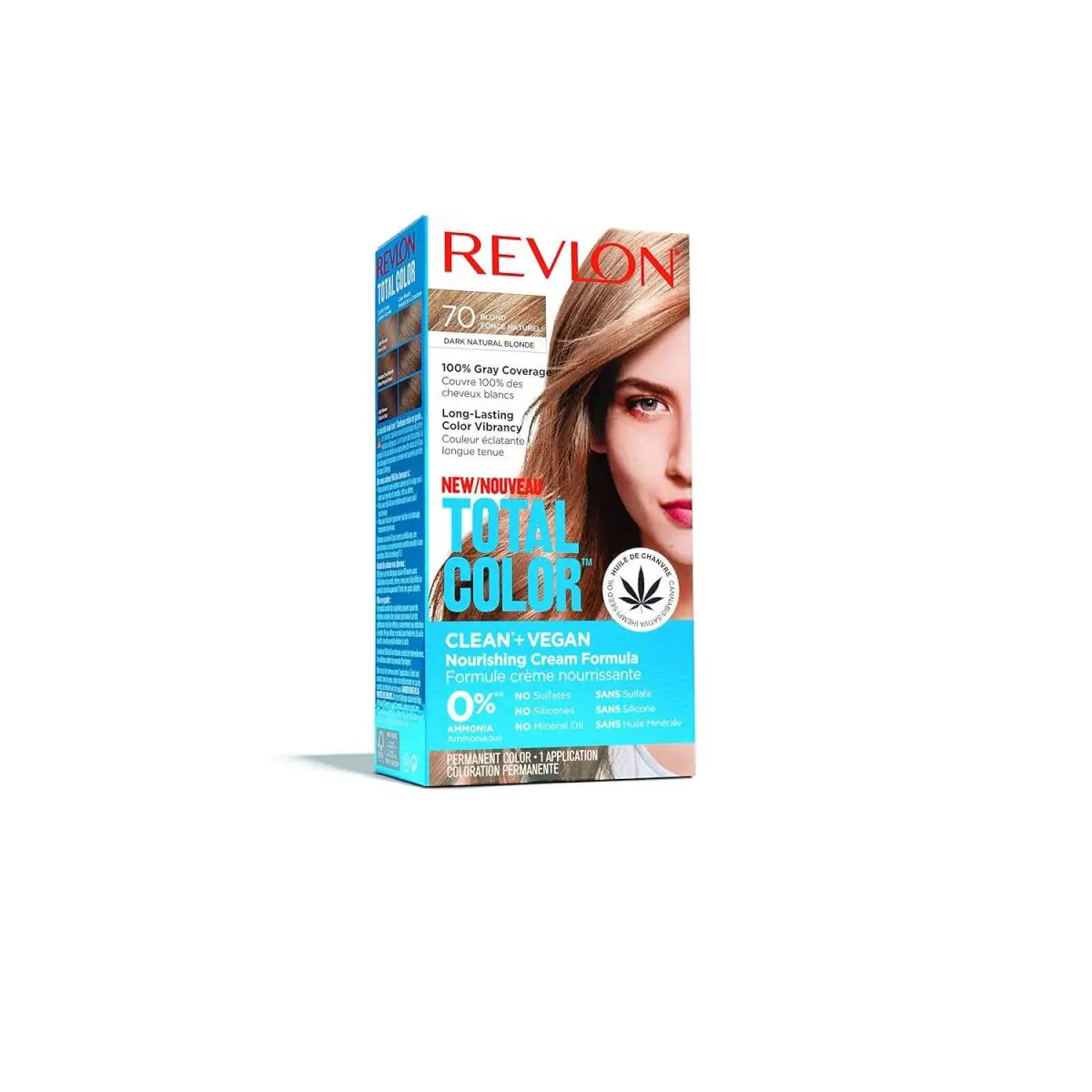 Revlon Total Color Permanent Hair Color Clean and Vegan Gray Coverage Hai
