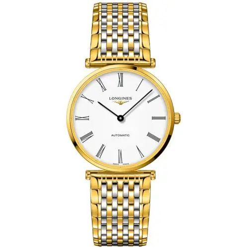 Longines La Grande Classique Automatic White Dial 38MM Two-tone Unisex Watch