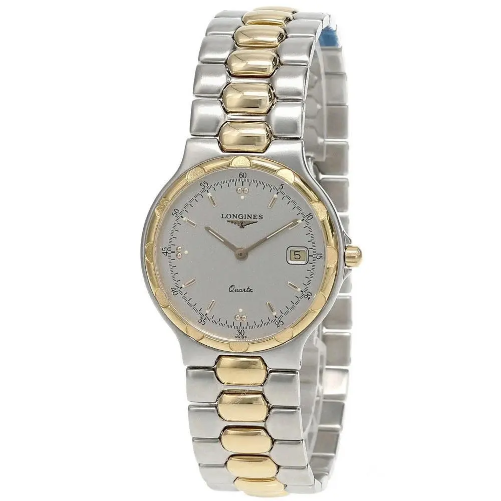 Conquest 32MM Silver Dial Day-date Two-tone Men`s Watch L1.614.3.72.7 by Longines