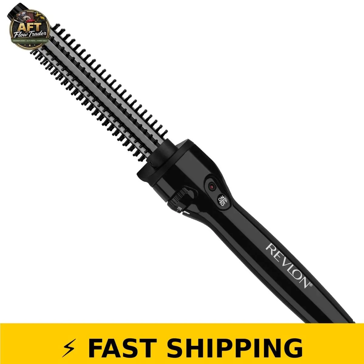 Revlon Perfect Heat Triple Ceramic Curling Brush Iron 3/4