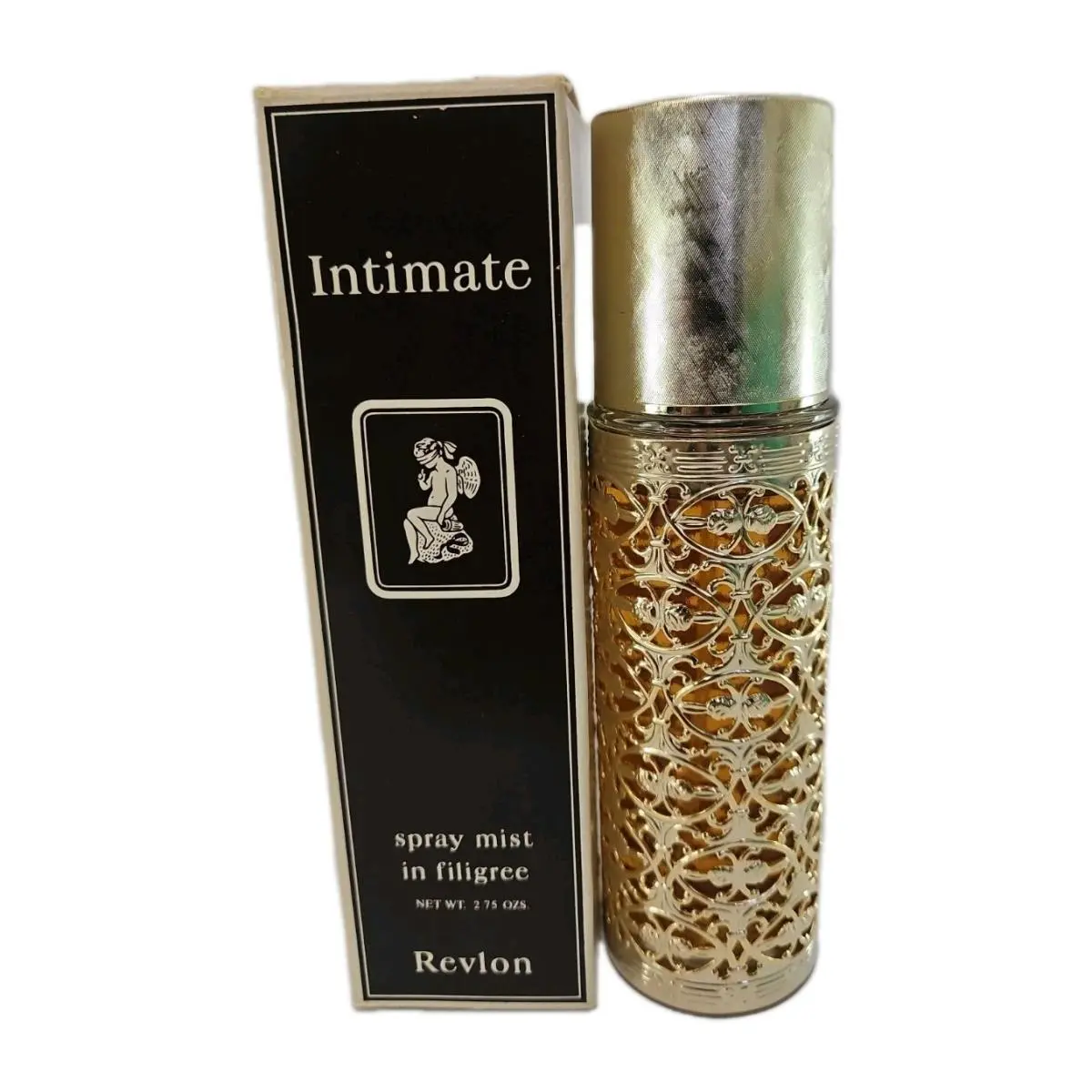 Vintage  Intimate Spray Mist in Filigree Edt 2.75 oz 1960 -70s by Revlon